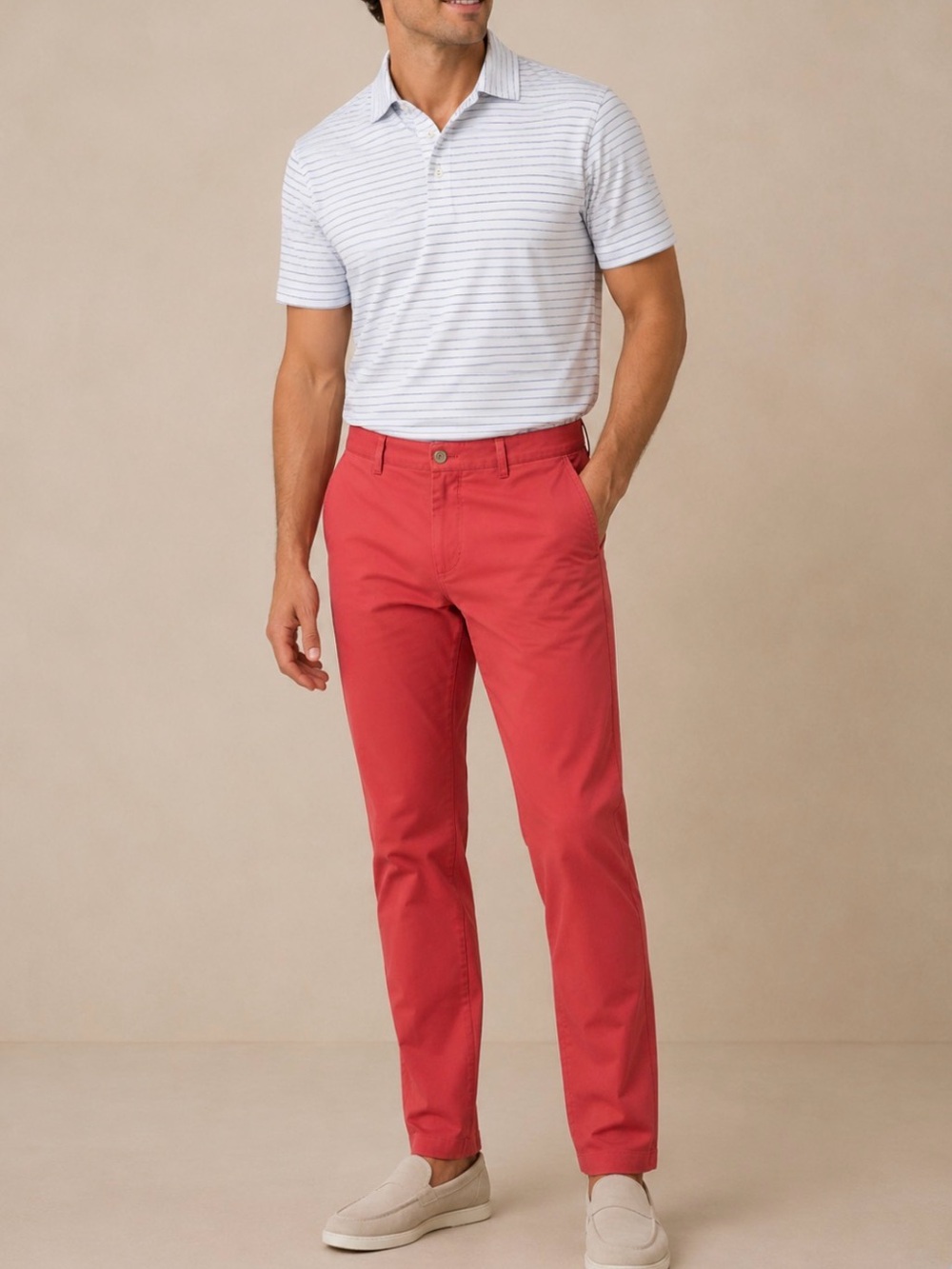 Peter Millar Raleigh Washed Twill Flat Front Pants NWT Men’s 34 x 34